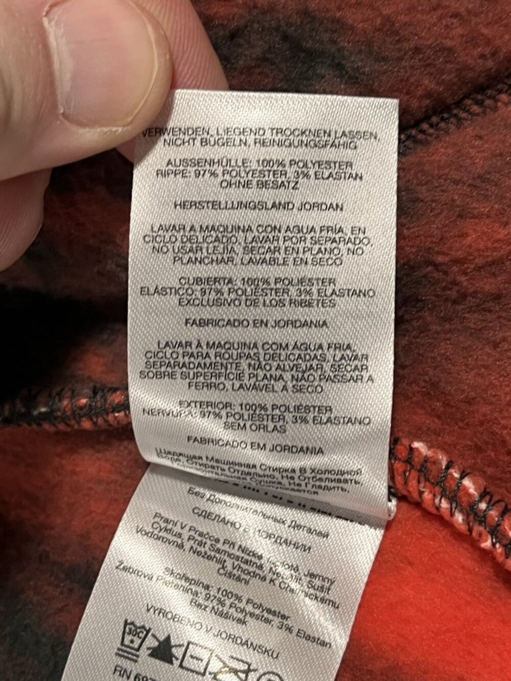 Columbia Youth Sherpa Fleece Jacket Red Black Full Zip NWT Size S Buffalo - Picture 8 of 11